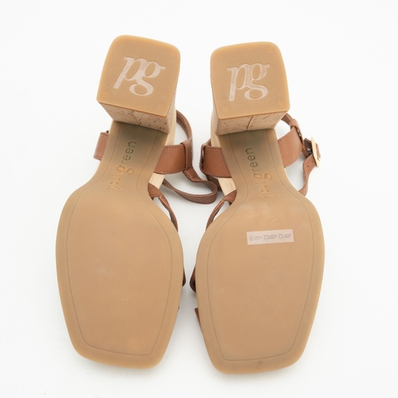 Paul Green Tina Sandal Cognac Brown Size 9.5 - Picture 6 of 12